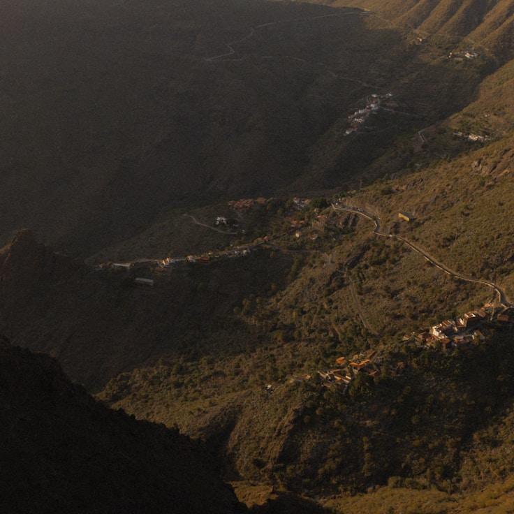 Entertainment zone at night in Italy